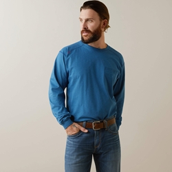 Ariat FR Air Crew T-Shirt | Key Largo Heather 