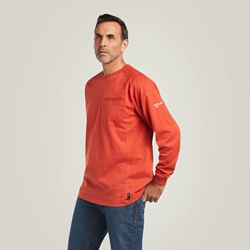 Ariat FR Air Crew T-Shirt | Volcanic Heather 