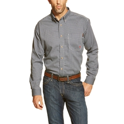 Ariat FR Basic Work Shirt | Blue Multi 