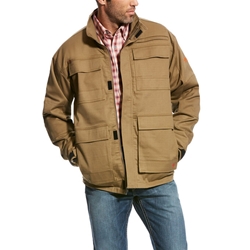 Ariat FR Canvas Stretch Jacket | Field Khaki 