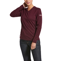 Ariat Womens FR AC Top | Malbec 